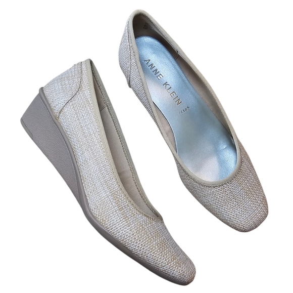 ANNE KLEIN iFlex Women’s Wedge Shoes - US Size 7.5 M - EUC - Picture 1 of 13